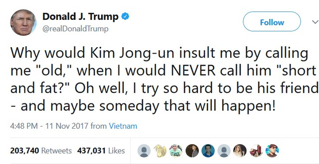 Donald Trump Tweet