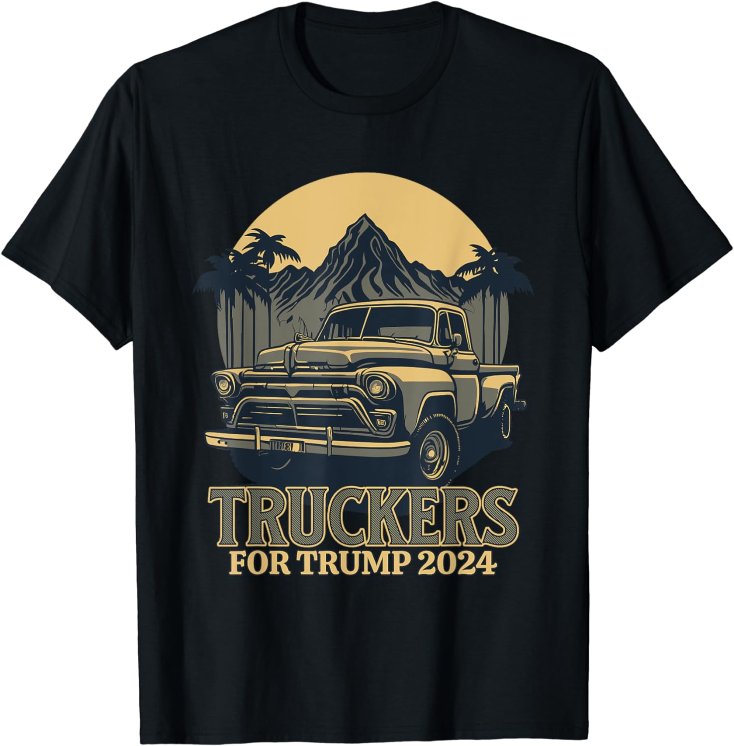 Truckers For Trump 2024 Election Support Trump 2024 Unisex T-Shirt