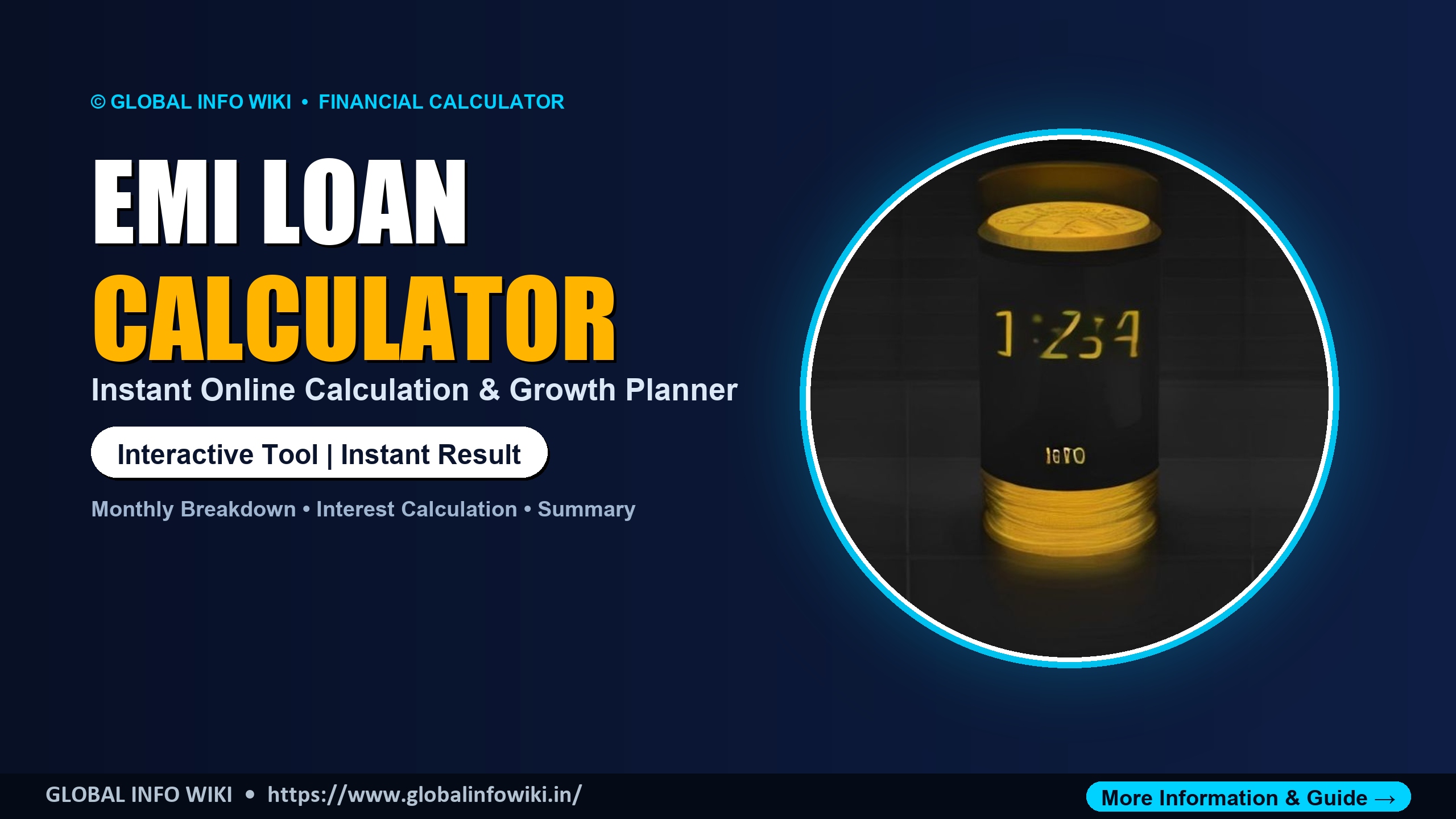 EMI Loan Calculator India — Find Your Monthly Installments EMI Loan Calculator India — Find Your Monthly Installments