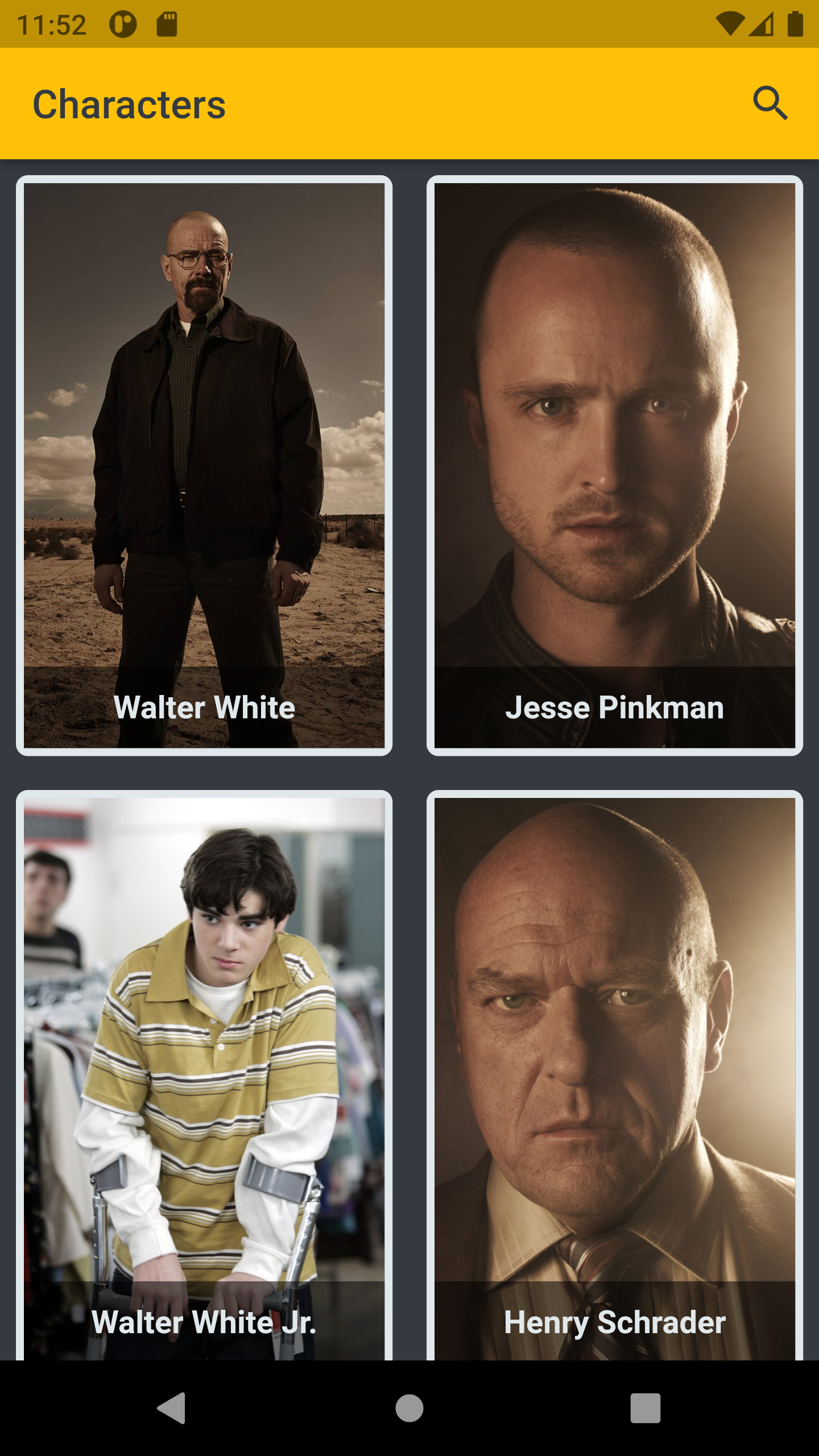 Breaking Bad Api with Cubit/Bloc For Flutter