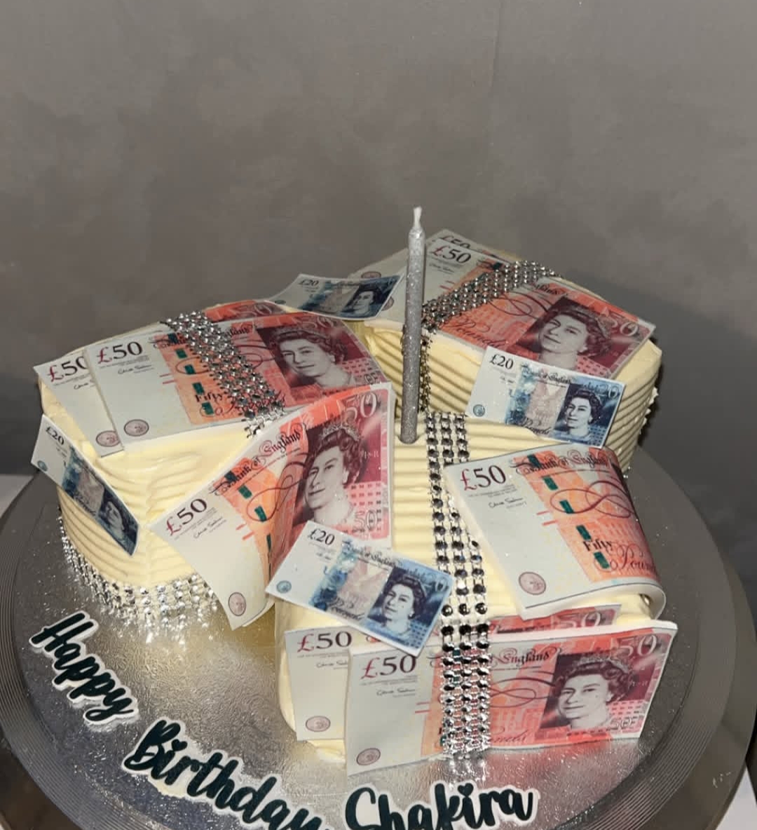 Money Stack Cake