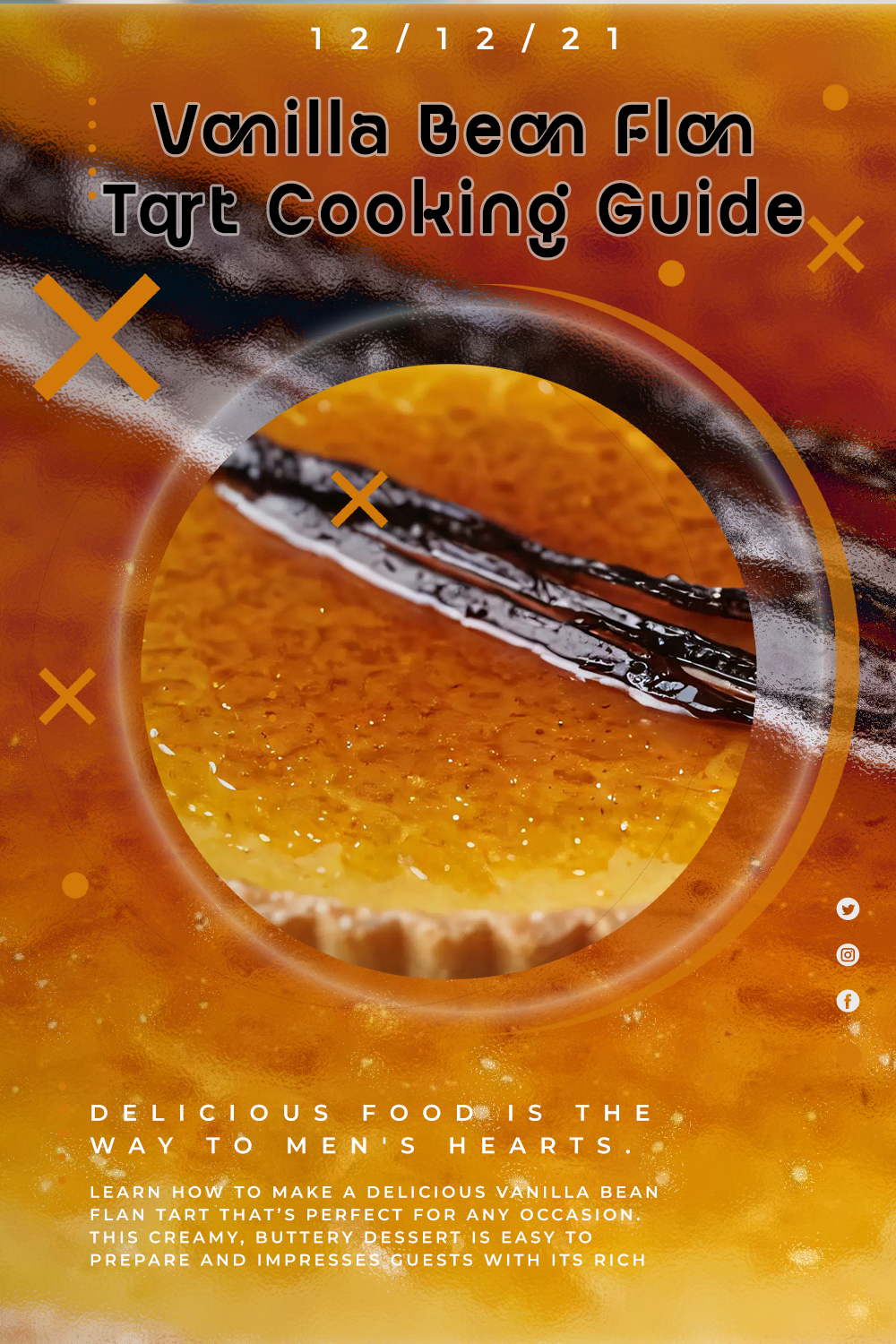 Vanilla Bean Flan Tart Cooking Guide