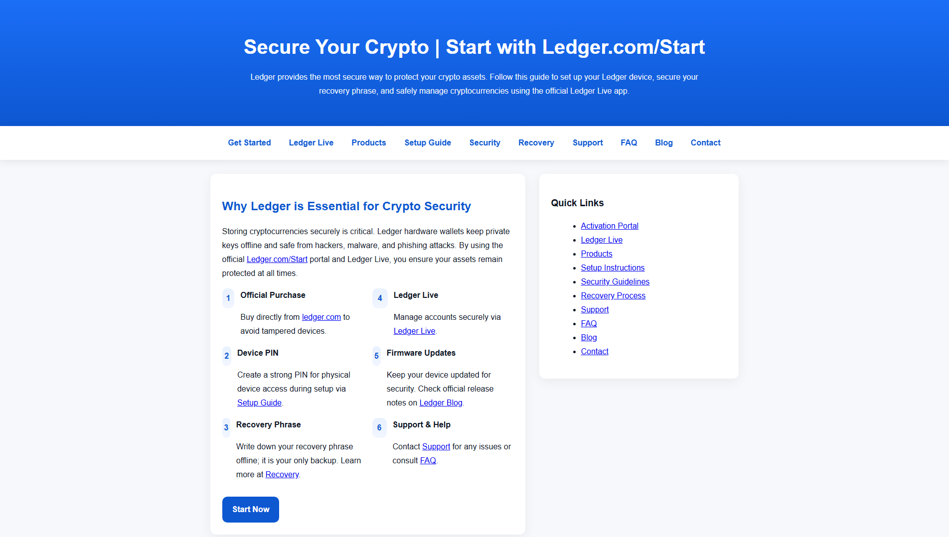 Screenshot of start-ledjer.pages.dev