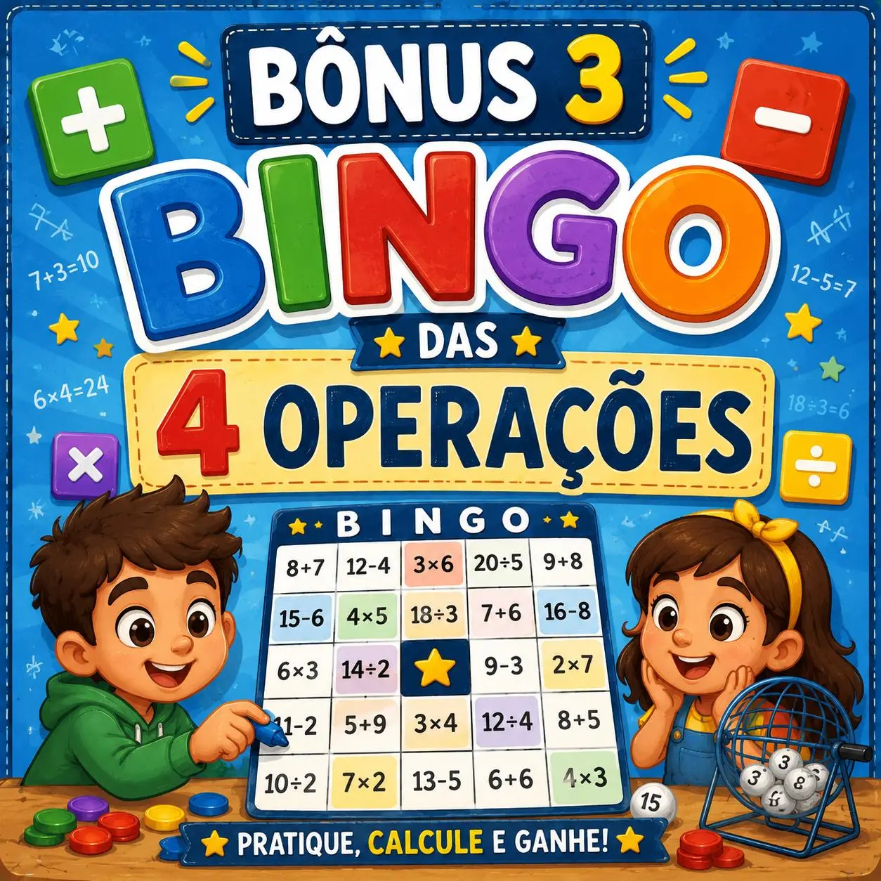 Bônus 3: Bingo das 4 operações