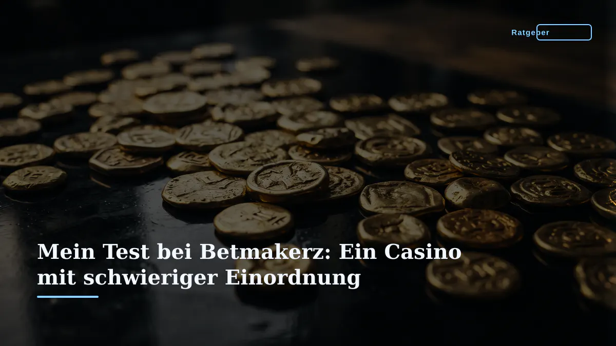 Mein Test bei Betmakerz: Ein Casino mit schwieriger Einordnung