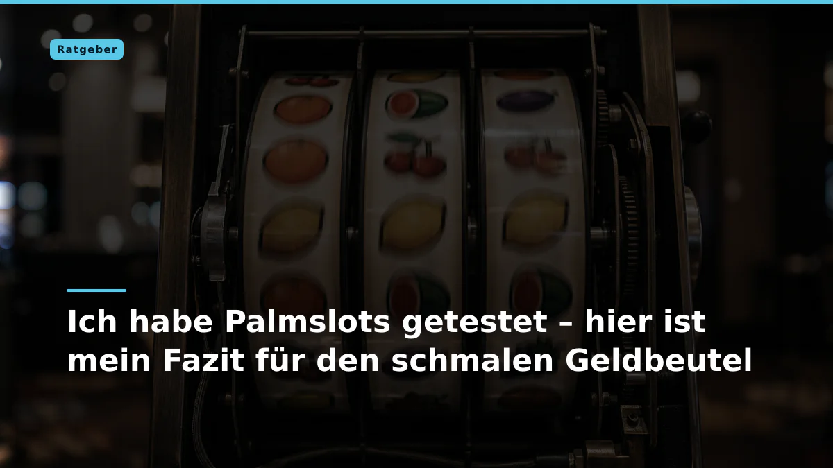 Ich habe Palmslots getestet – hier ist mein Fazit für den schmalen Geldbeutel