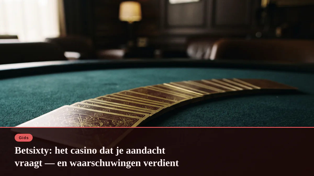 Betsixty: het casino dat je aandacht vraagt — en waarschuwingen verdient