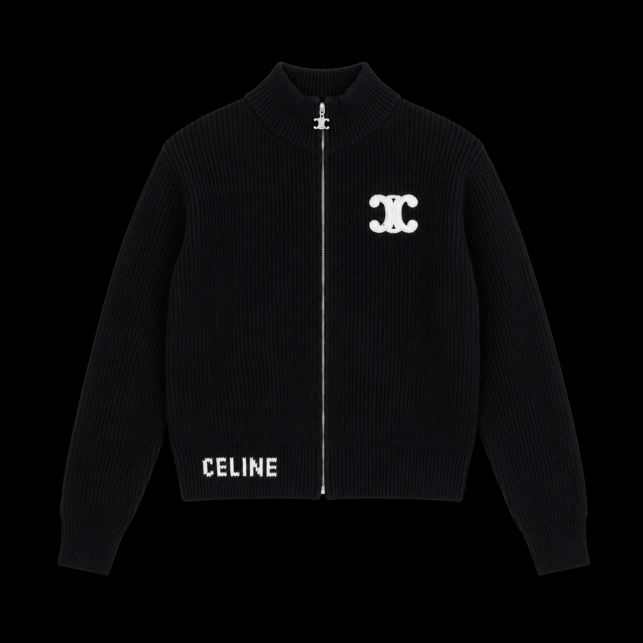 Jacket Celine lana azul