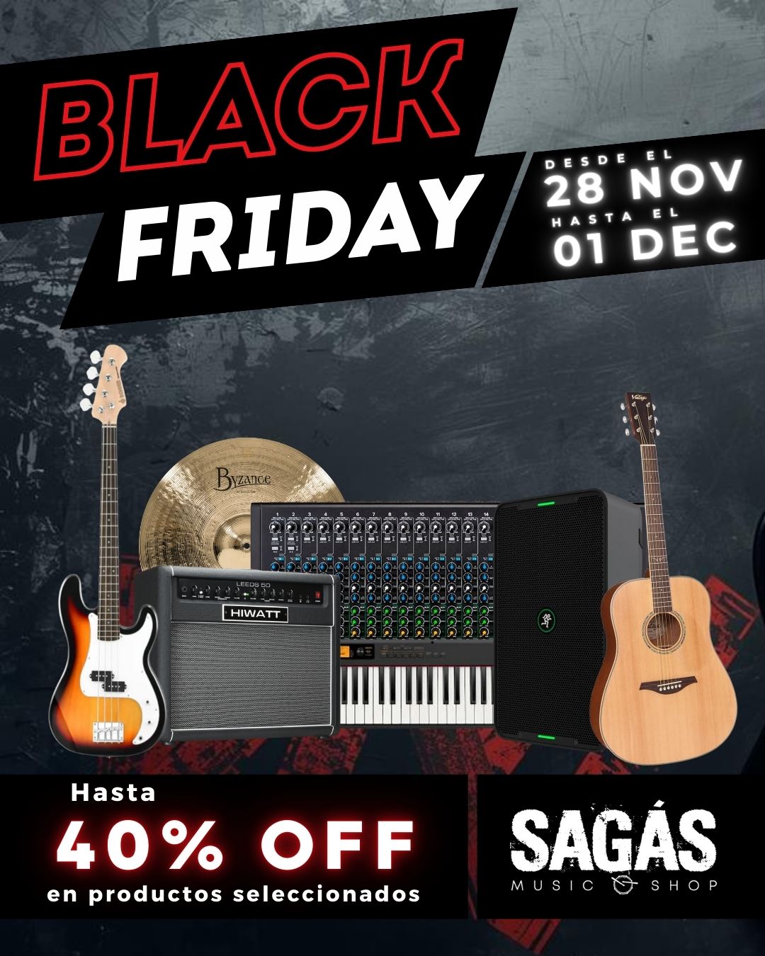 Promo Sagás Music Shop