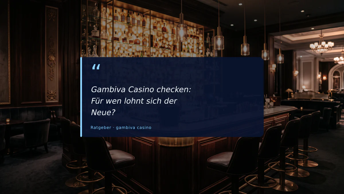 Gambiva Casino checken: Für wen lohnt sich der Neue?