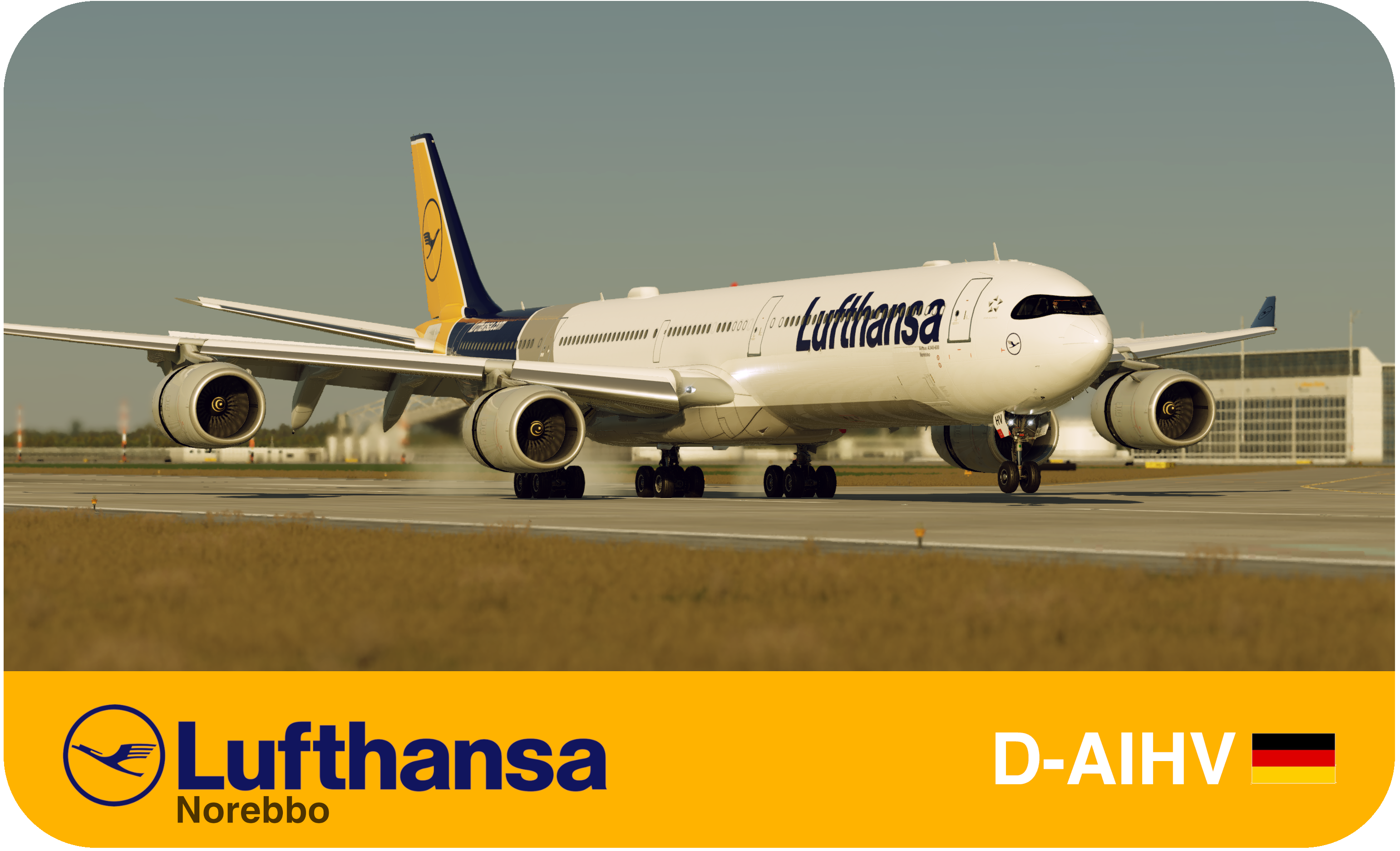 ToLiss A340-600 *** LUFTHANSA – In Remembrance 2008–2025 – (D-AIHV