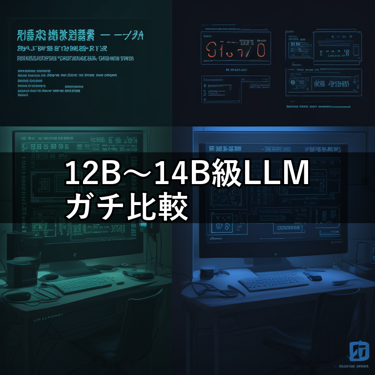 12B〜14B級LLM5モデルガチ比較！同じサイズ帯でも速度は最大3.5倍差
