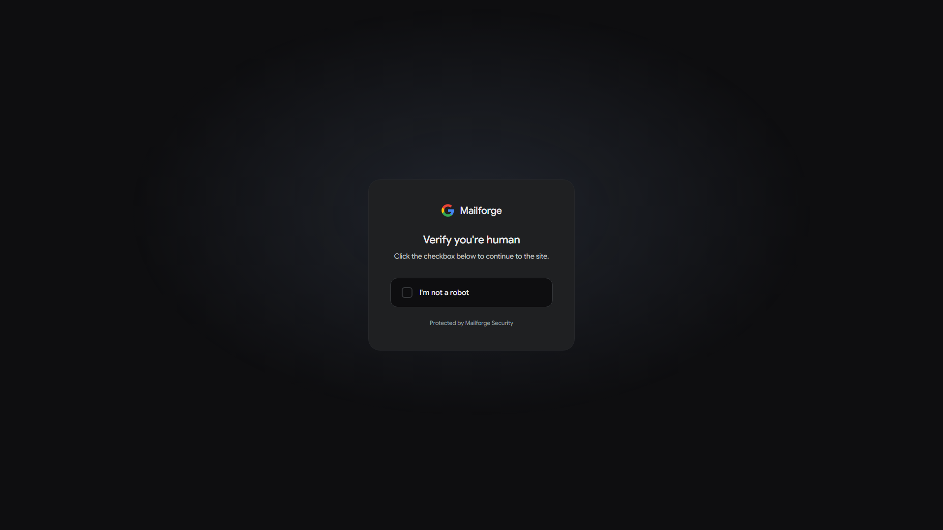 Forensic screenshot of mailforge.ac showing the phishing page layout