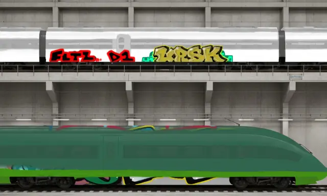 Graffiti artwork by Ursk
