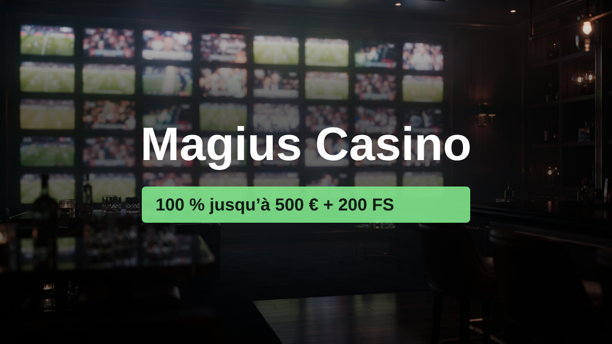 Magius Casino — bonus de bienvenue 100 % jusqu’à 500 € + 200 FS, paiements: Visa, Mastercard, Skrill, Neteller, Paysafecard
