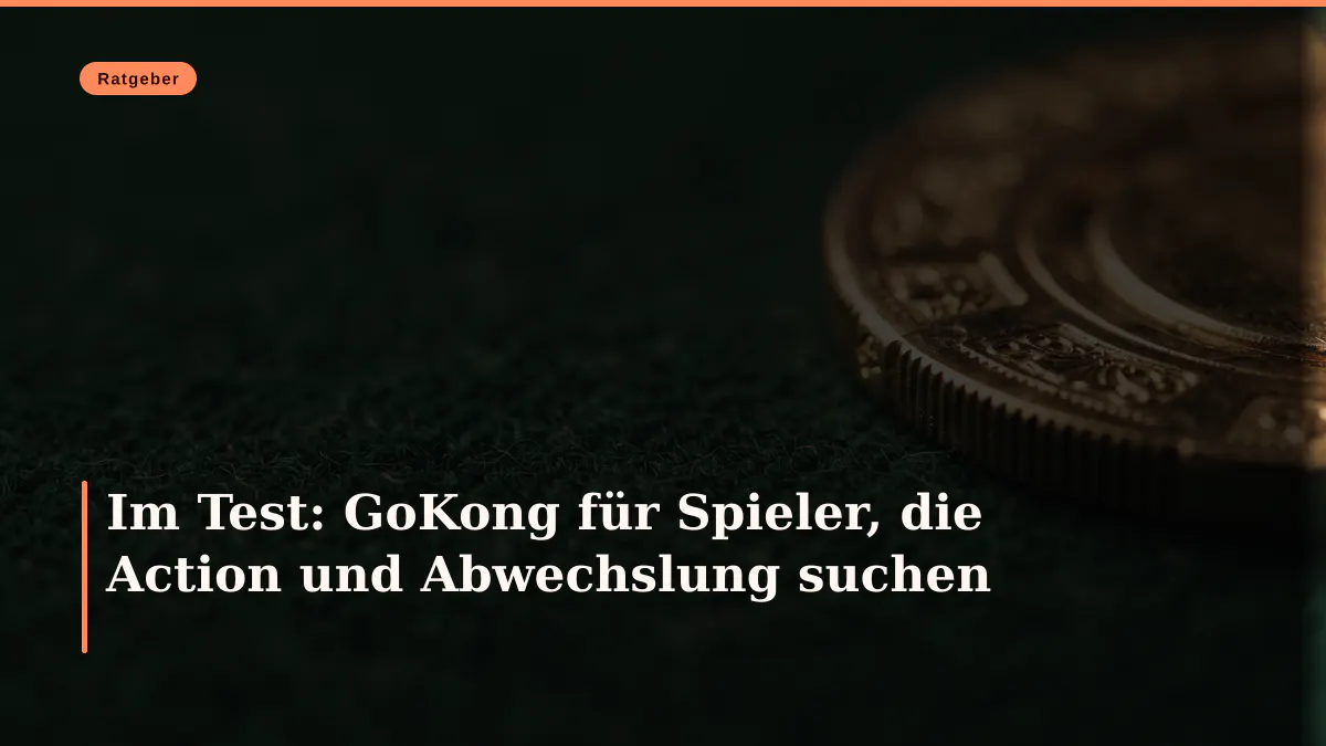 Im Test: GoKong für Spieler, die Action und Abwechslung suchen