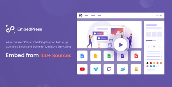 Download EmbedPress Pro 3.9.0 – WordPress Embed Plugin