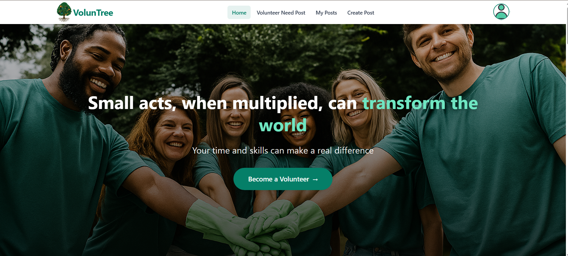 VolunTree Banner