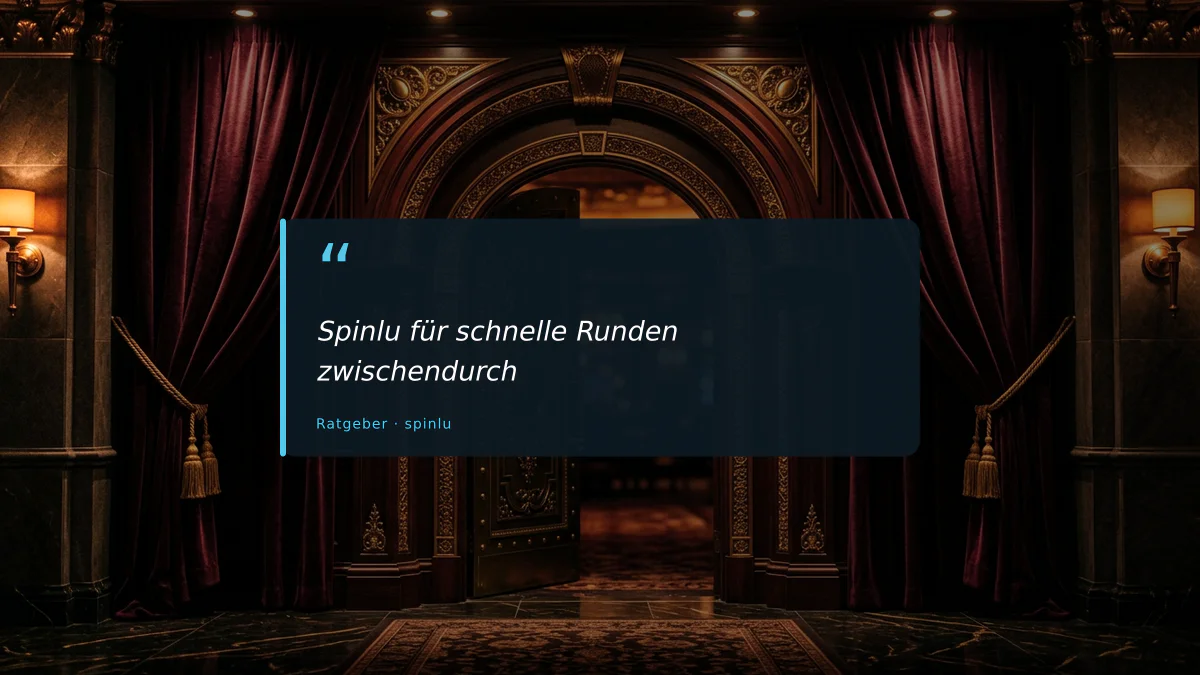 Spinlu für schnelle Runden zwischendurch