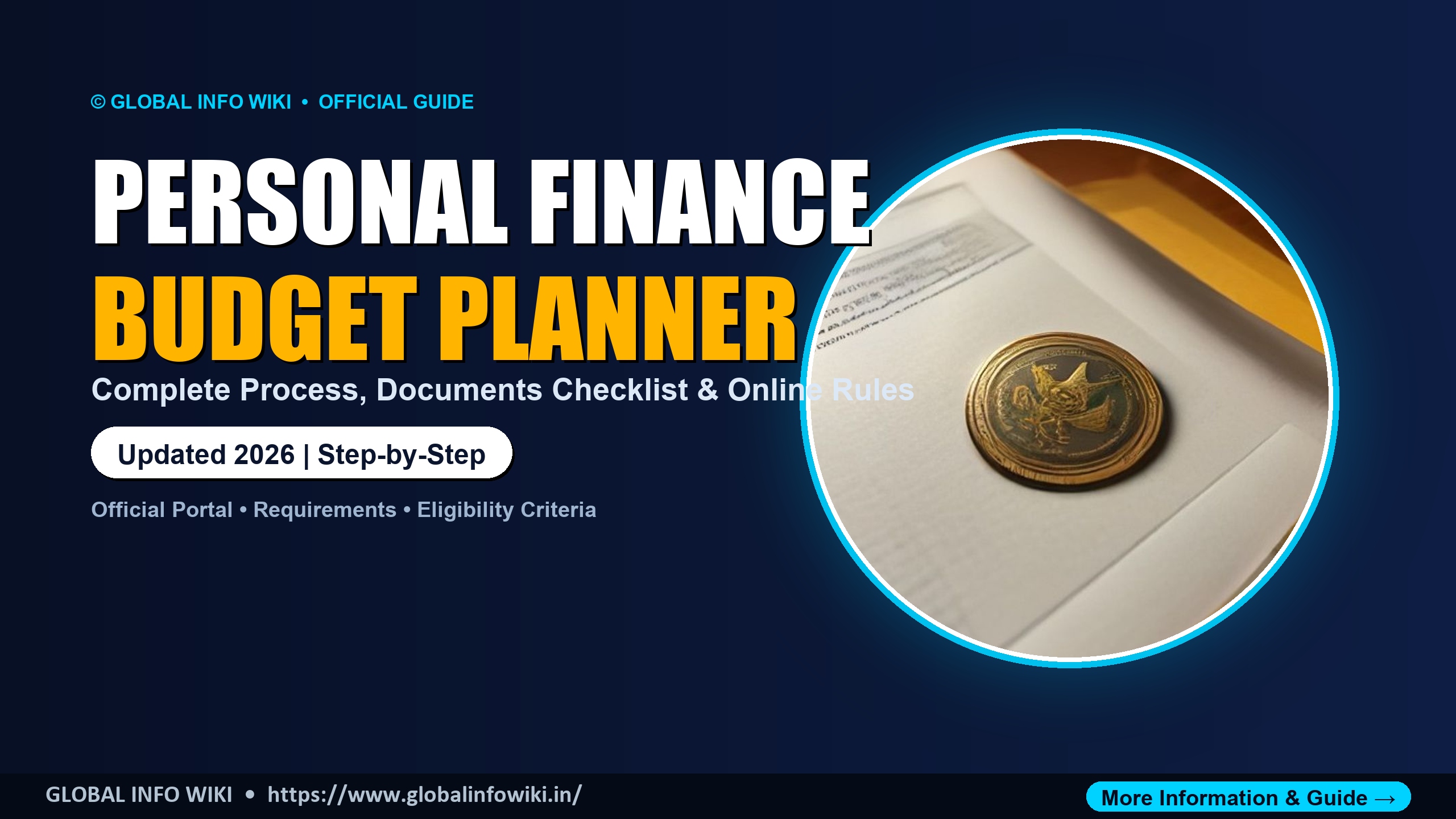 Personal Finance Budget Planner — Track Monthly Income and Expenses Personal Finance Budget Planner — Track Monthly Income and Expenses