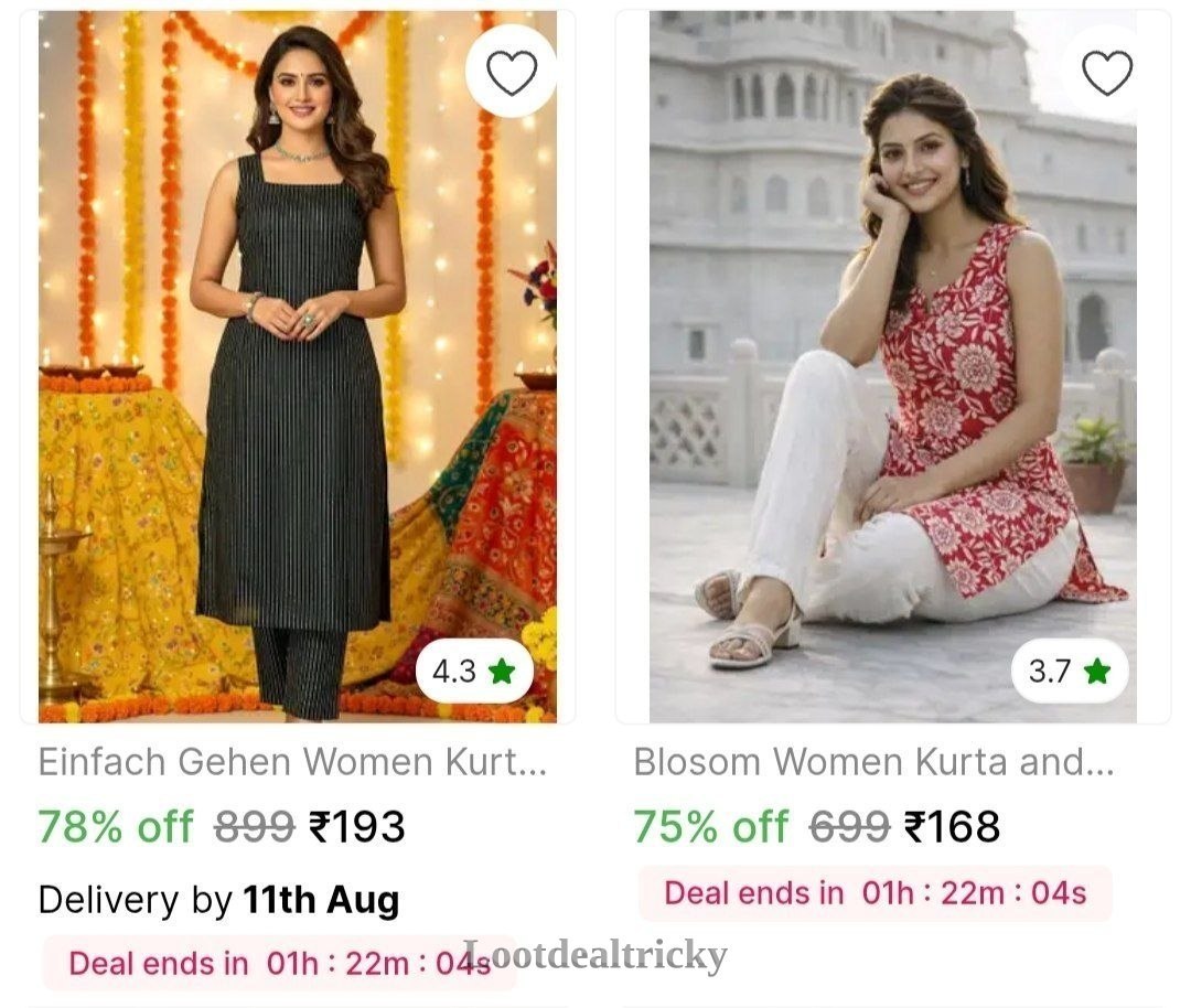 Grab 168 Kurta – Ultimate Budget Deal @ ₹168