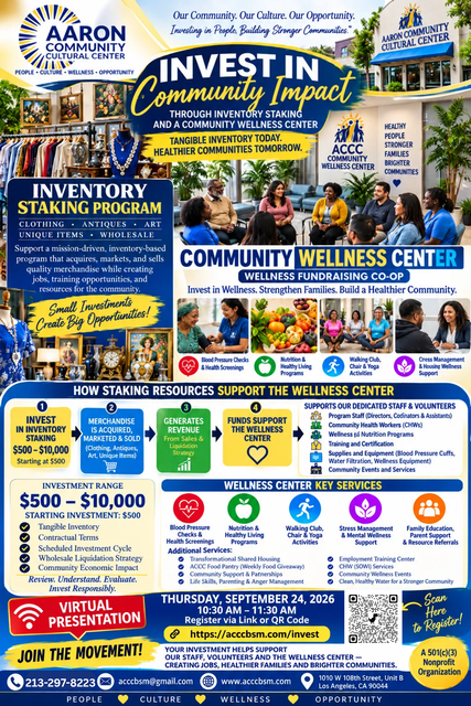 Official Program Flyer Invitation