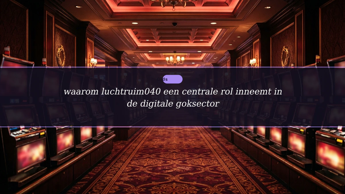 waarom luchtruim040 een centrale rol inneemt in de digitale goksector