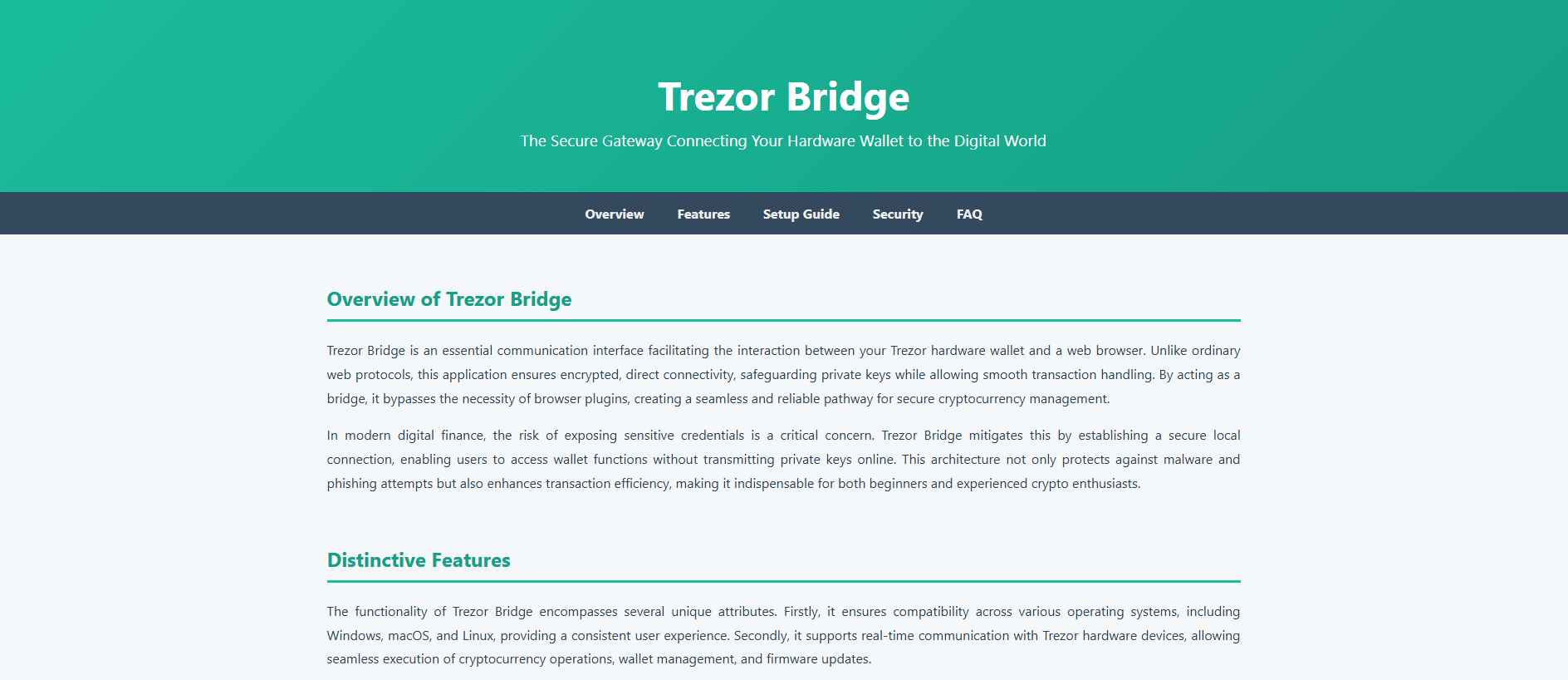 Stored capture of web-bridge-trezarer.pages.dev