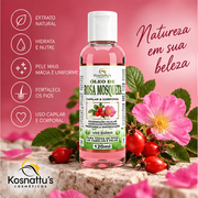 OLEO CAPILAR E CORPORAL 120ML ROSA MOSQUETA - KOSNATTUS - foto 2