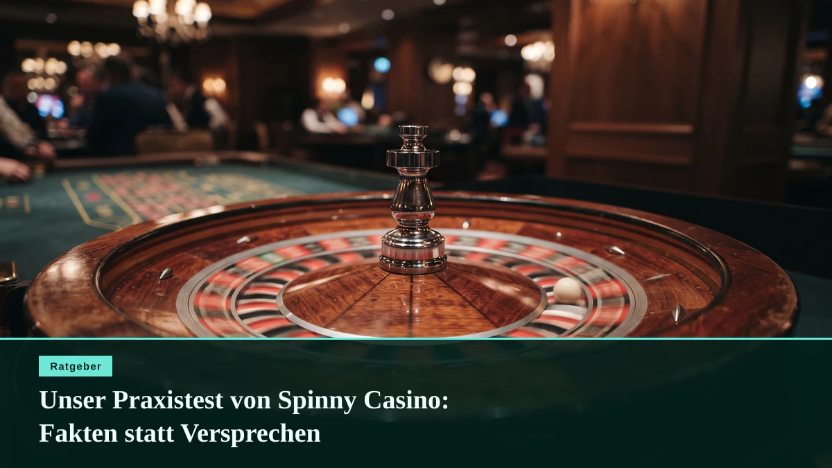 Unser Praxistest von Spinny Casino: Fakten statt Versprechen