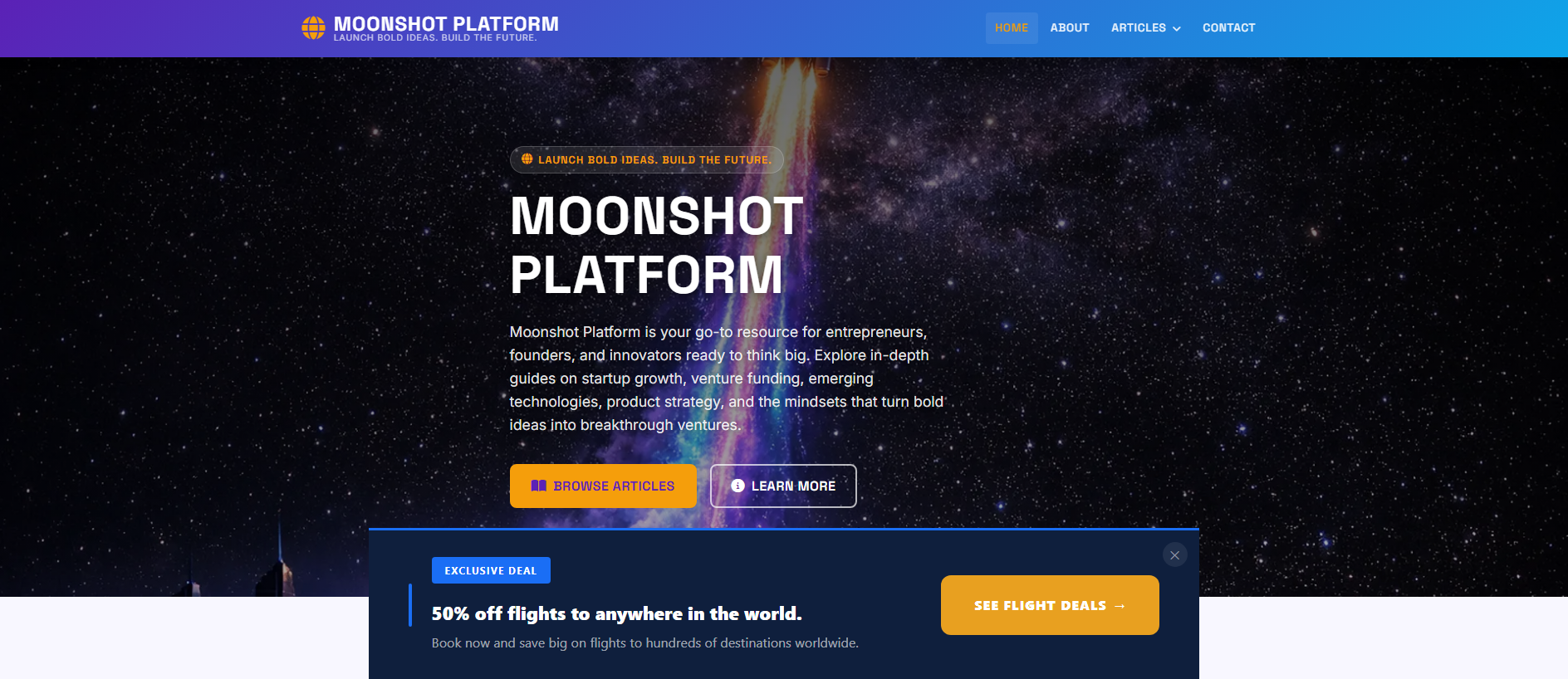 Screenshot of user.moonshotplatform.info