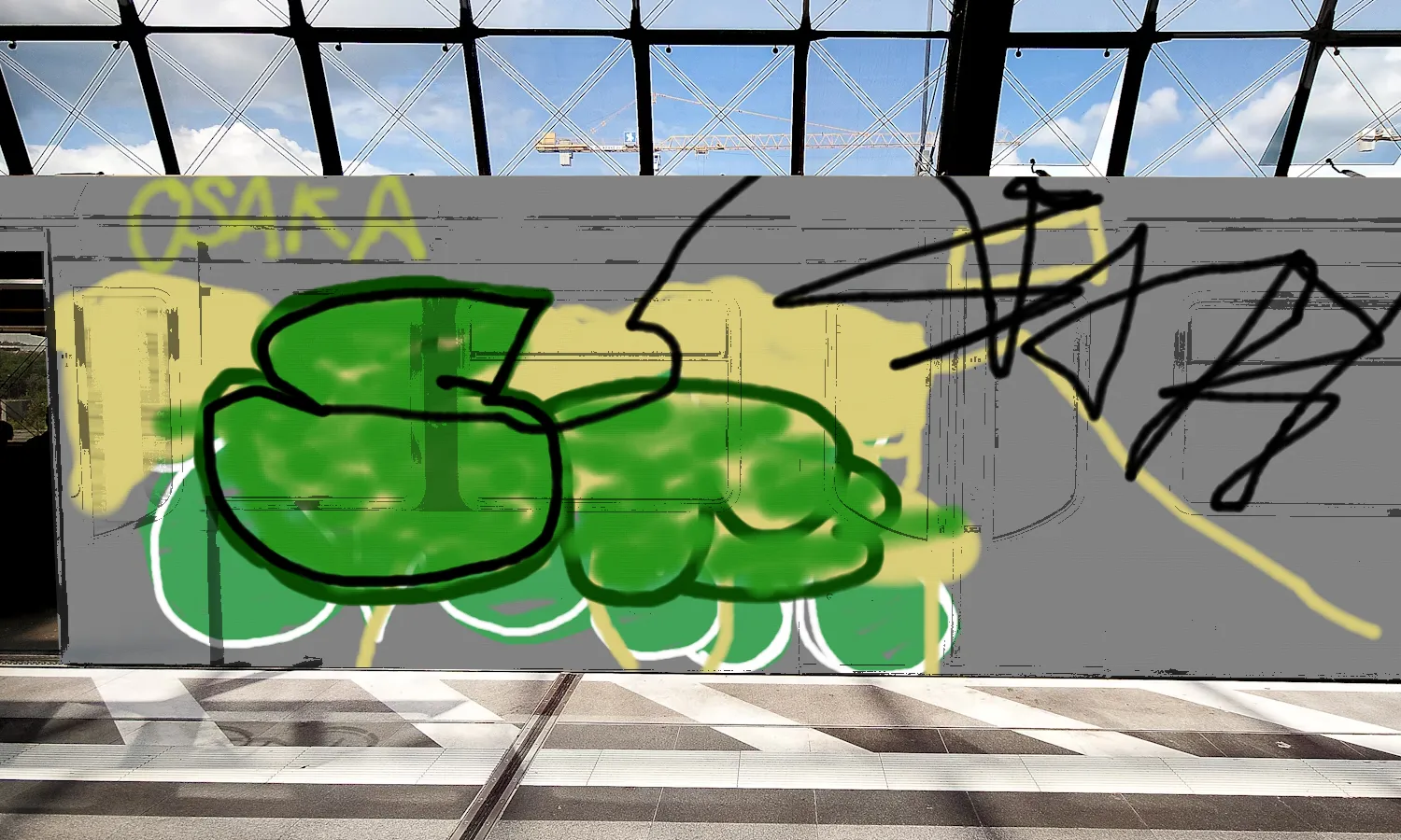 Graffiti artwork by hammarby