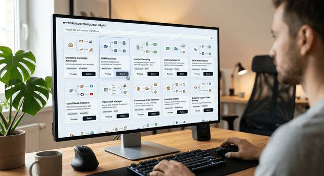 Visual representation of a library of n8n workflow templates.