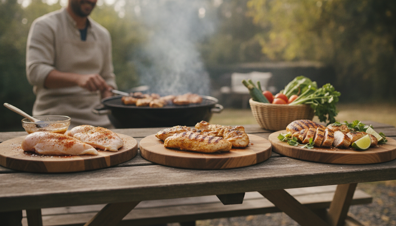 Recetas paso a paso de pollo a la parrilla fácil | Recetas pollo a la parrilla fácil