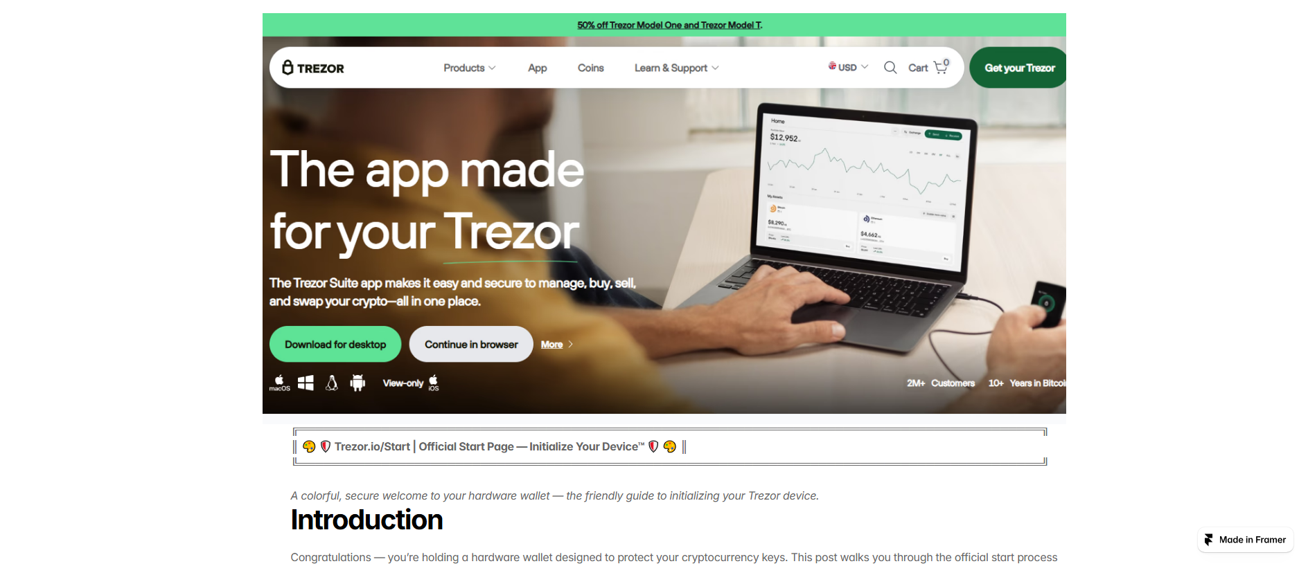 Stored capture of learn-trzor.framer.ai