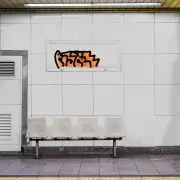 Graffiti artwork by qsk