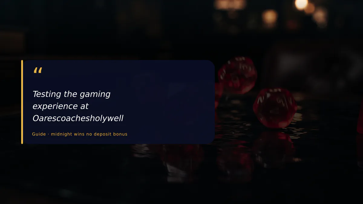 Testing the gaming experience at Oarescoachesholywell