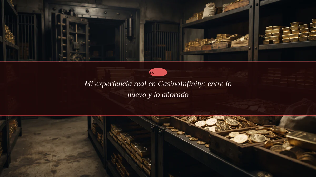 Mi experiencia real en CasinoInfinity: entre lo nuevo y lo añorado