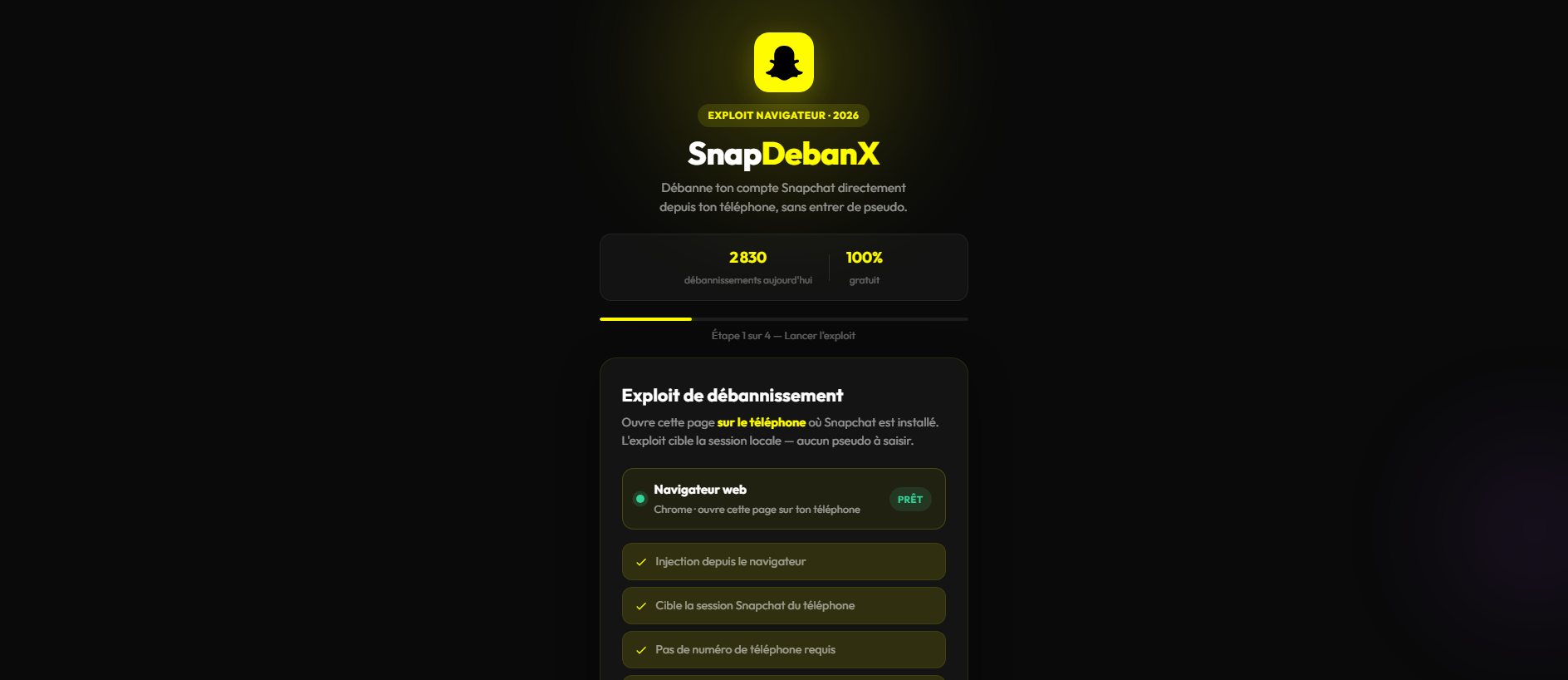Stored capture of snapdebanx.com