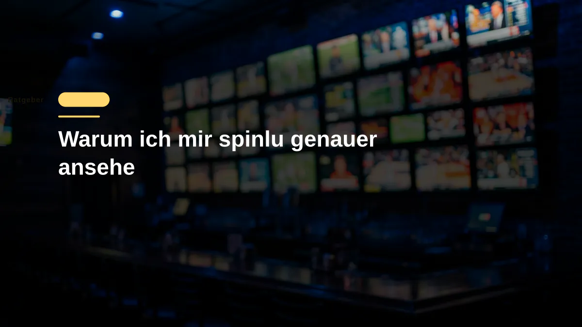 Warum ich mir spinlu genauer ansehe