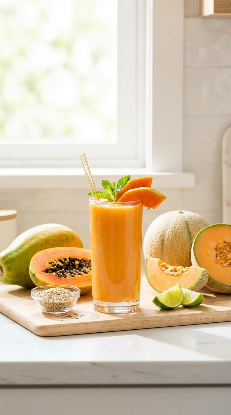 Papaya Melon Hydration Hero — Replenish Your Body Naturally