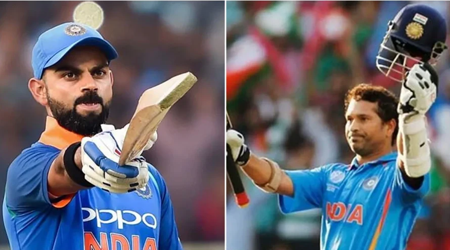 Virat Kohli vs Sachin Tendulkar Picture
