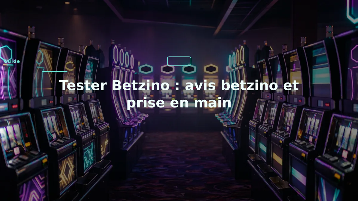 Tester Betzino : avis betzino et prise en main