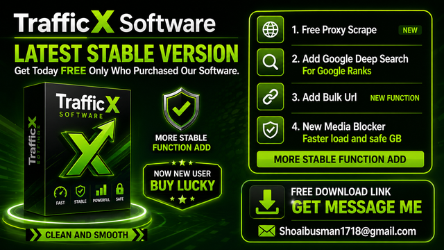 Traffic X Web Traffic Bot Software Organic Website Traffic Generator With RPA Support