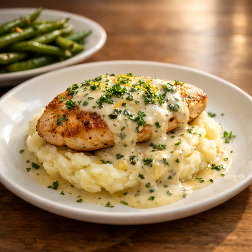 creamy chicken with herbs tips and variations