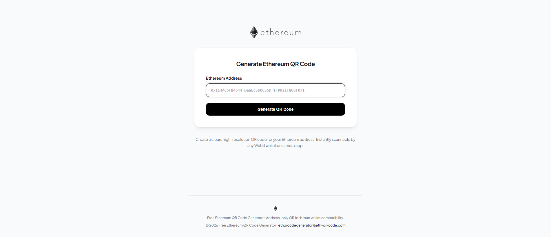 Stored capture of eth-qr-generator.com