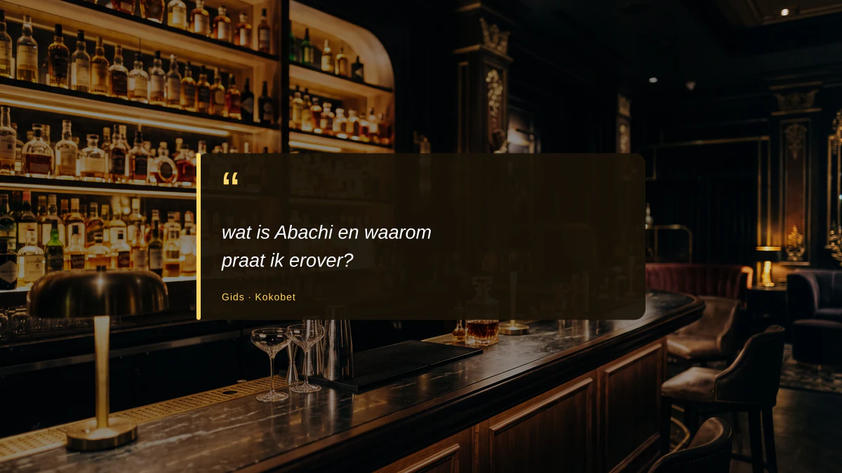 wat is Abachi en waarom praat ik erover?