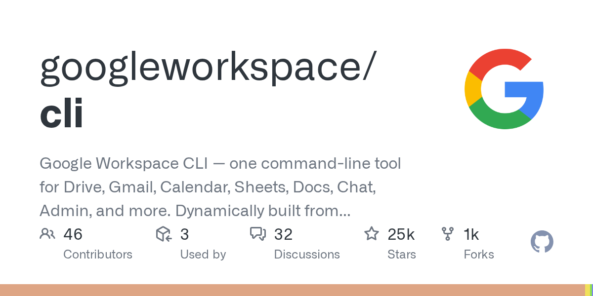 googleworkspace/cli
