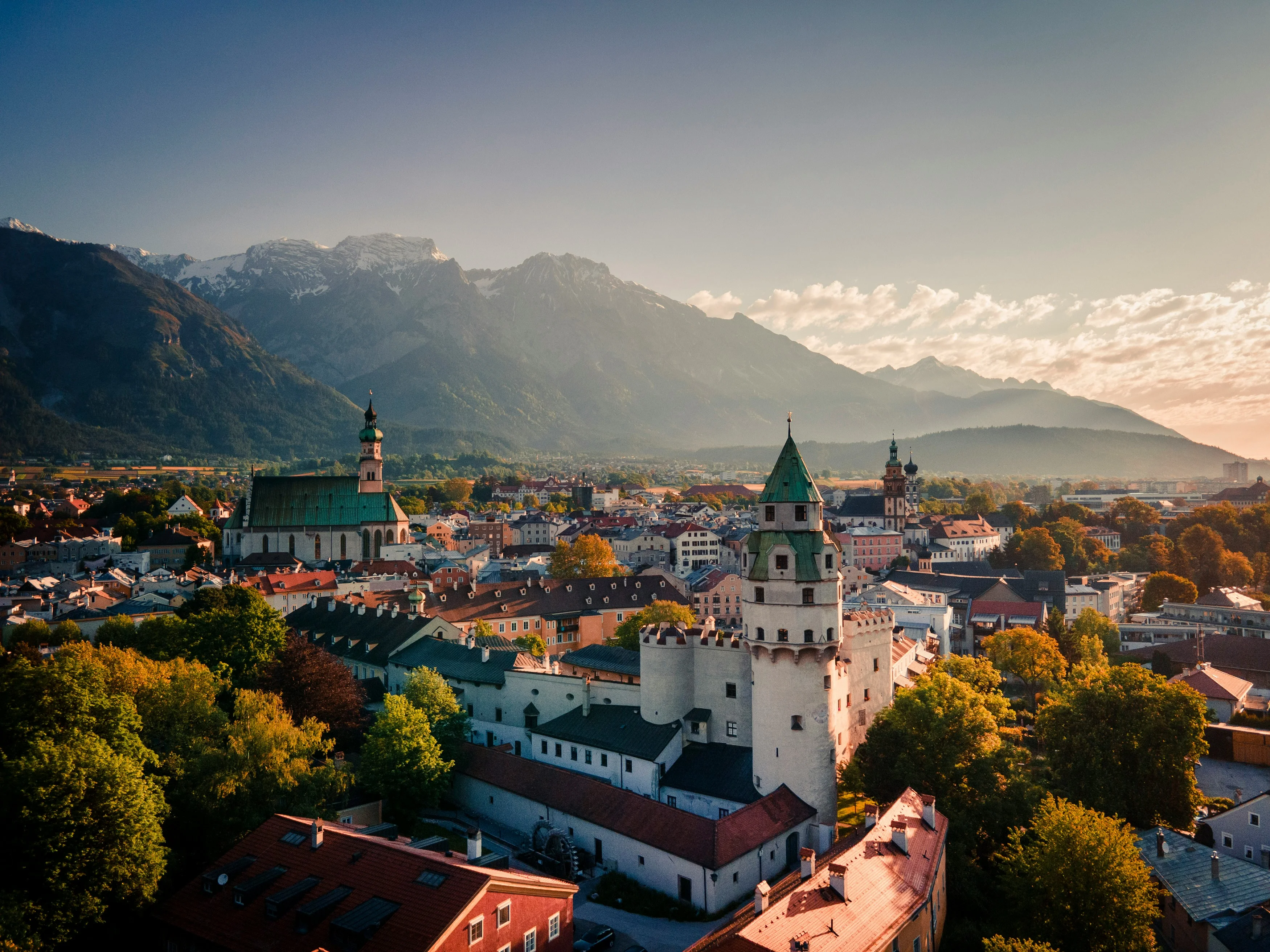 Blick auf Wattens in Tirol