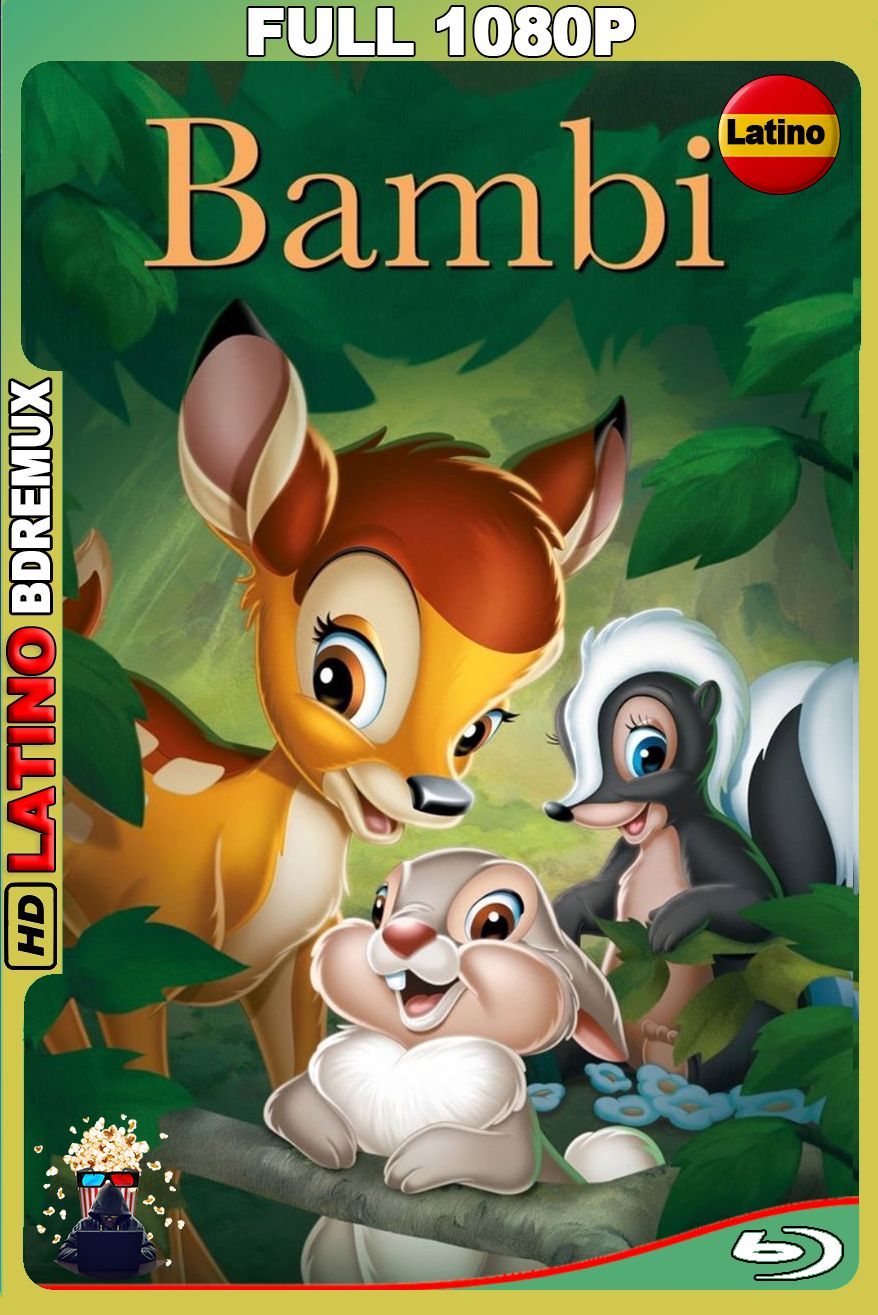 Bambi (1942) [Full 1080p] BDREMUX [Latino-Inglés]